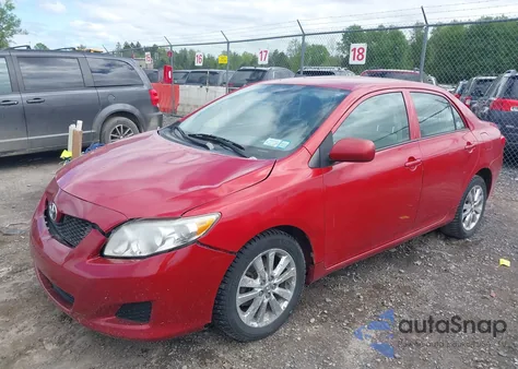 2009 Toyota Corolla Le z USA, uszkodzony, nr VIN 2T1BU40E99C012084